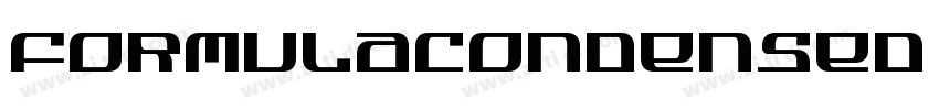 FormulaCondensed Lig字体转换